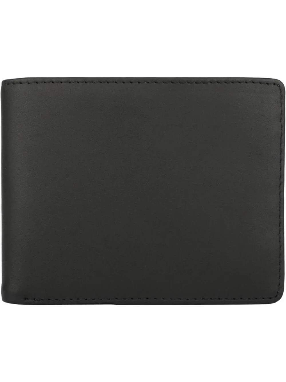 Genuine Leather RFID Blocking Bifold Wallet for Men with 2 ID Windows - Stylish